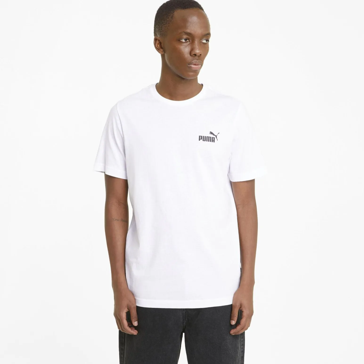 PUMA - T-SHIRT MM ESS SMALL LOGO TEE WHITE