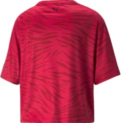 PUMA - T-SHIRT MM PERFORMANCE AOP SS TEE RED
