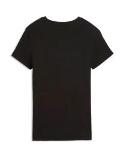 PUMA - TSHIRT NERA DA DONNA CON LOGO METALLIZZATO 691824 - 01