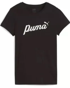 PUMA T-SHIRT NERA DA DONNA ESS+BLOSSOM SCRIPT 679315-01