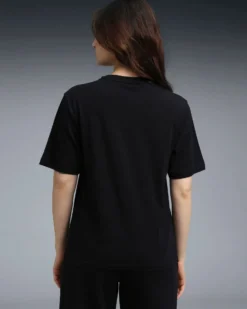PUMA - T-SHIRT NERA  ESSENTIAL NATURE 2.0 RELAXED TEE  DA DONNA,  688077-01