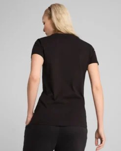 PUMA - T-SHIRT NERA ESSENTIAL SMALL N. 1 DA DONNA, 682372-01