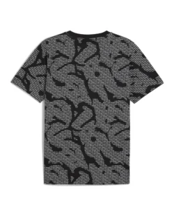 PUMA - T-SHIRT NERA ESS LOGO LAB AOP TEE DA UOMO - 684668-01