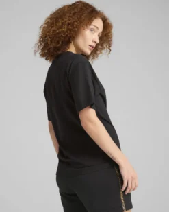 PUMA - T-SHIRT NERA GRAFICA ANIMAL DA DONNA,  688532-01