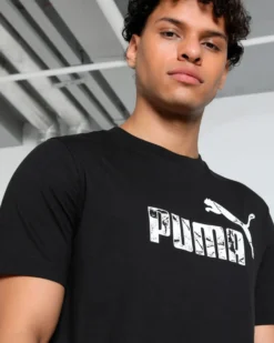 PUMA - T-SHIRT NERA GRAPHICS NO.1 LOGO TEE DA UOMO - 684824-01