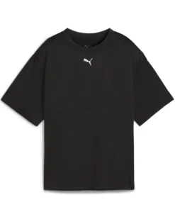 PUMA - T-SHIRT NERA  TAD ESSENTIAL RELAXED DA DONNA, 527139-01