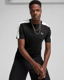 PUMA - T-SHIRT  NERA T7 TEE  DA UOMO, 629592-01