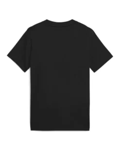 PUMA - T-SHIRT NERO ESS CAT LOGO TEE JUNIOR - 684907-01