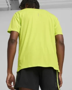 PUMA - T-SHIRT RUN FAVORITE VELOCITY LIME DA UOMO, 525058-39