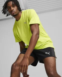 PUMA - T-SHIRT  RUN FAVORITE VELOCITY LIME DA UOMO, 525058-39