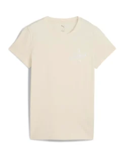 PUMA - T-SHIRT SCRIPT BEIGE DA DONNA 684982-87