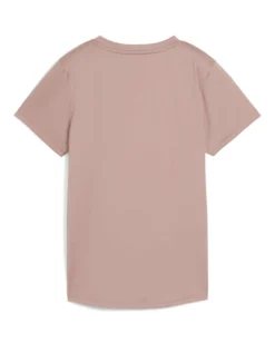 PUMA - T-SHIRT  TAD ESSENTIAL VNECK MARRONE ROSATO DA DONNA, 525890-95