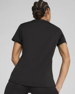 PUMA - T-SHIRT TAD ESSENTIAL VNECK NERA DA DONNA, 525890-01