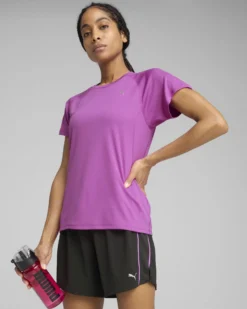 PUMA - T-SHIRT VIOLA RUN VELOCITY TEE (POLY) DA DONNA - 526578-89