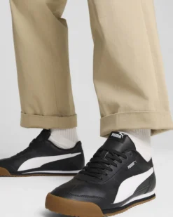 PUMA TURINO II - Scarpa nera e bianca