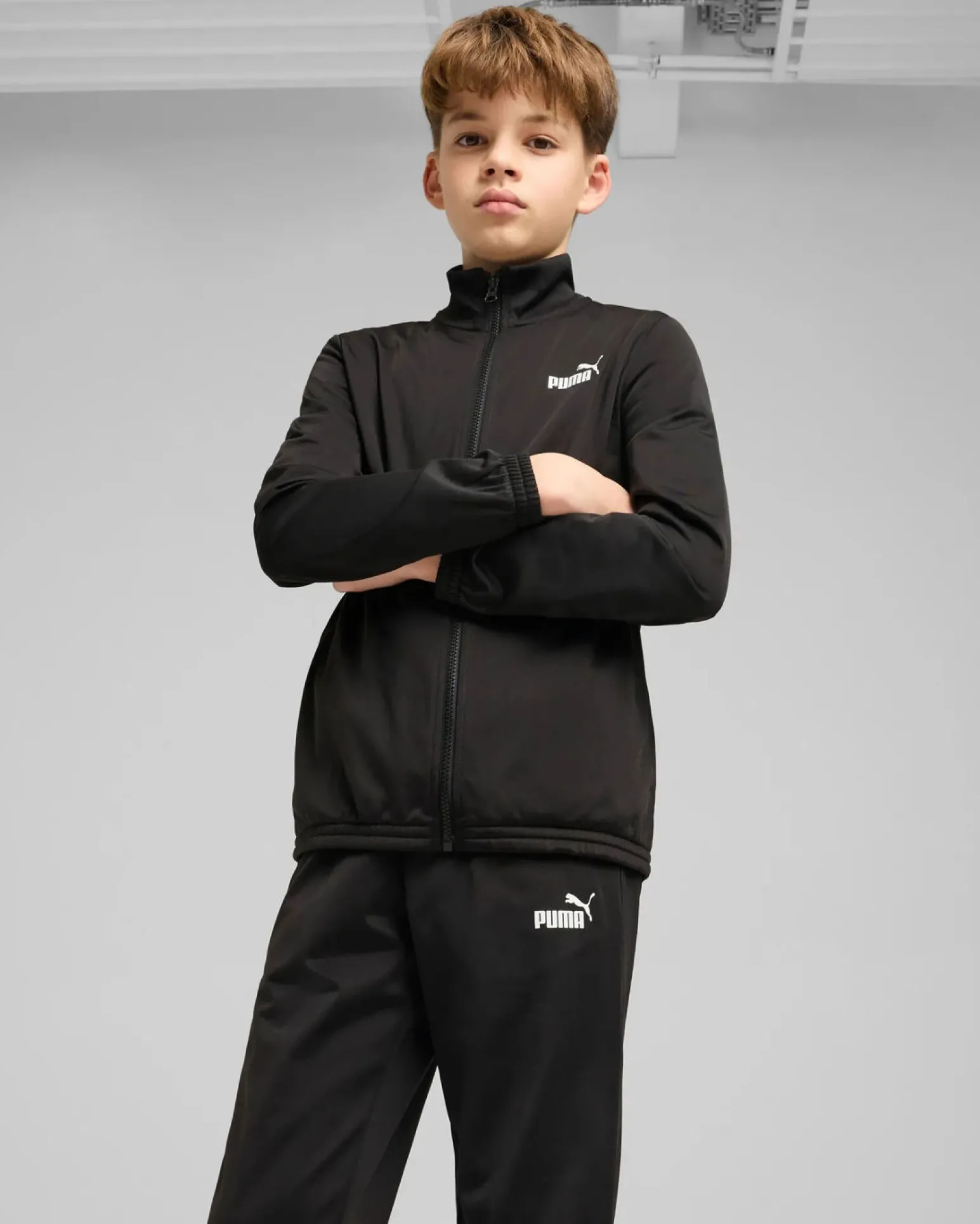 PUMA - TUTA COMPLETA JUNIOR ( 7-16 ANNI) POLY SUIT NERA, 686293-01