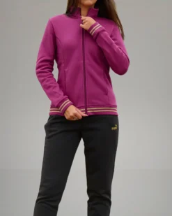 PUMA - TUTA COMPLETA MAGENTA ESSENTIAL+ GLITTER FZ SUIT FL  DA DONNA ,  684765-45