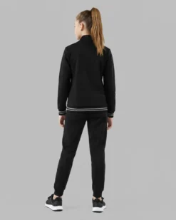 PUMA - TUTA COMPLETA NERA DA RAGAZZA FULL ZIP CON LOGO STRASS (7-16 ANNI) 693862-01