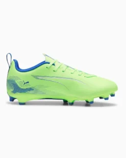 PUMA ULTRA 5 PLAY FG/AG - Sneakers da calcio junior gialla e blu, NUMERATA 30/38%- 107695-03