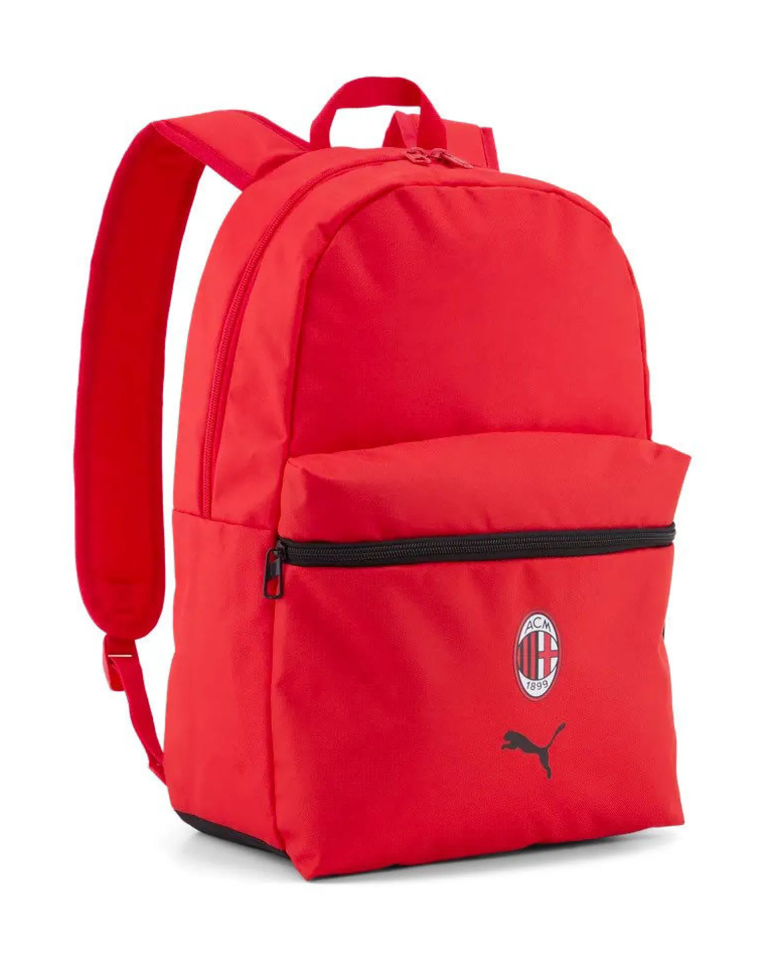 PUMA - ZAINO AC MILAN ESSENTIAL ROSSO CON DETTAGLI NERI, 091643-01