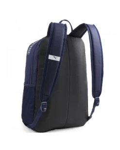 PUMA - Zaino blu scuro con logo nero