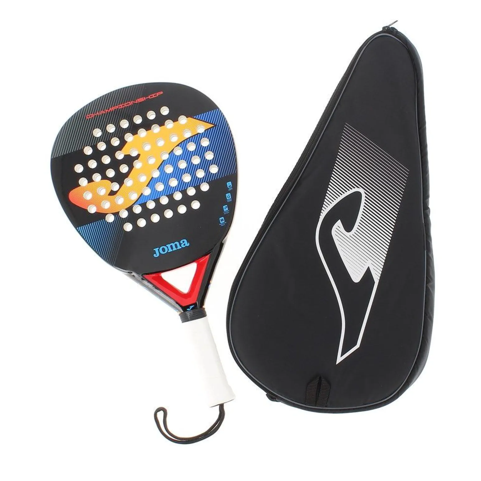 RACCHETTA PADEL CHAMPIONSHIP BLACK-ORANG