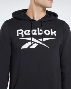 REEBOK-FELPA CON CAPPUCCIO REEBOK IDENTITY FRENCH TERRY VECTOR PULLOVER-H54788