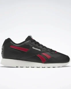 REEBOK GLIDE RIPPLE CLIP - SCARPA NERA E ROSSA DA UOMO - 100224496