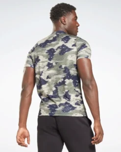 REEBOK-T-SHIRT TRAINING CAMO-HS7758