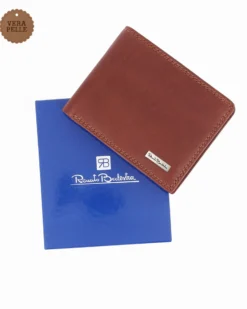 RENATO BALESTRA - Portafoglio cuoio in VERA PELLE da uomo