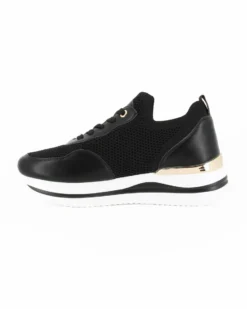 RENATO BALESTRA - Scarpa sneakers nera con soletta estraibile in VERA PELLE
