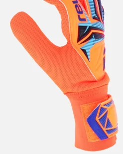 REUSCH  - GUANTI DA PORTIERE ARANCIONI FLUO, BLU E NERI ATTRAKT STARTER SOLID - 5670513