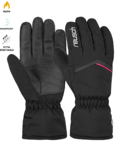 REUSCH - GUANTI DA SCI NERI DA DONNA  - MARISA 6431150
