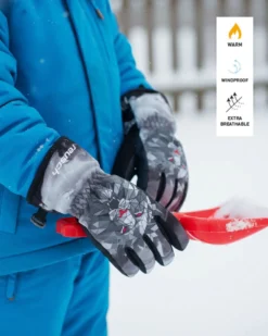 REUSCH - GUANTI SCI JUNIOR GRIGI E NERI CARTER R-TEX , 6561220-7588