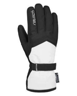 REUSCH - Guanti sci neri e bianchi da donna idrorepellenti, antivento e ultratraspiranti - MONI R-TEX XT