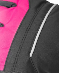 REUSCH - Guanti sci neri e rosa da bambino idrorepellenti, antivento e ultratraspiranti - ALAN