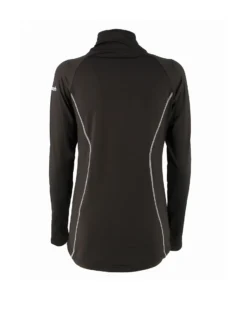 REUSCH - Maglia termica da donna a maniche lunghe con mezza zip frontale