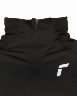 REUSCH - Maglia termica da donna a maniche lunghe con mezza zip frontale