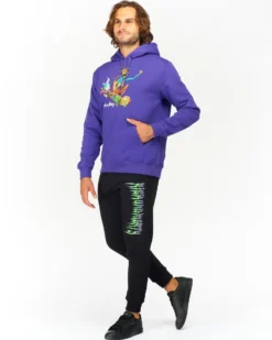 RICK AND MORTY - UOMO FELPA CON CAPPUCCIO