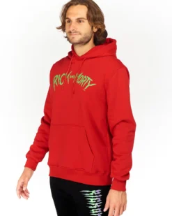RICK AND MORTY - UOMO FELPA CON CAPPUCCIO