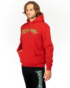 RICK AND MORTY - UOMO FELPA CON CAPPUCCIO