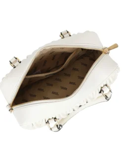 RIFLE - Bauletto due manici beige trapuntato, tracolla removibile