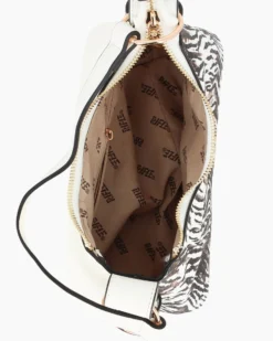 RIFLE - Borsa a spalla animalier, tracolla removibile