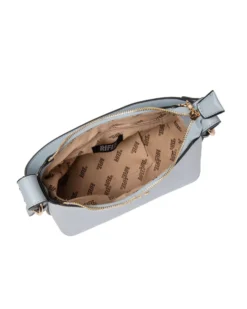 RIFLE - Borsa a spalla celeste, tracolla removibile