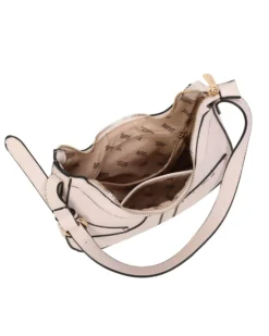 RIFLE - Borsa a spalla nude con tasca posteriore e finte tasche frontali