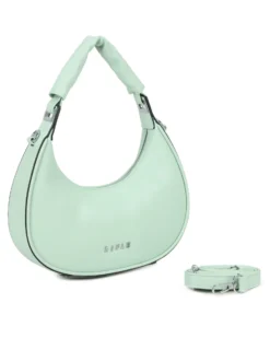 RIFLE - Borsa a spalla salvia, tracolla removibile