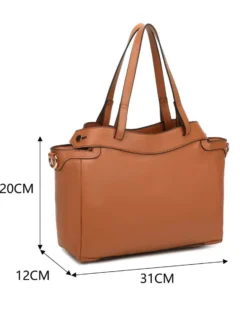 RIFLE - Borsa due manici beige con parte frontale in paglia, tracolla removibile