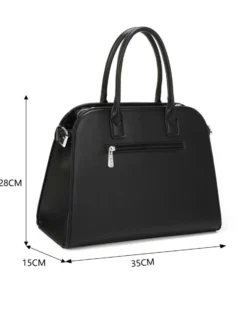 RIFLE - Borsa due manici zebrata con tasca posteriore, tracolla removibile