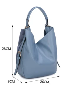 RIFLE - Borsa sacca avio con fibbie laterali e parte frontale scamosciata, tracolla removibile