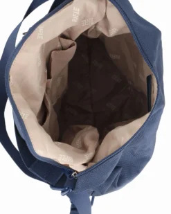 RIFLE - Borsa/Zaino blu con tasca frontale